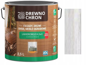 Drewnochron Lakierobejca 2w1 Biała 2.5l