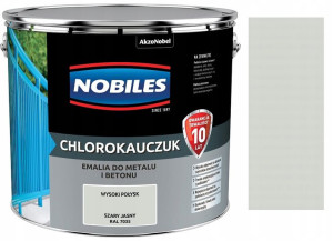 Nobiles Chlorokauczuk Szary Jasny 7035 10l