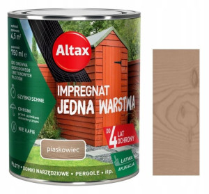 Altax Impregnat Drewna Ogrodowego Piaskowiec 0.75l