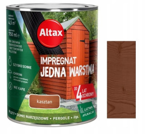 Altax Impregnat Drewna Ogrodowego Kasztan 0.75l