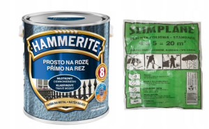 Hammerite Zestaw Folia Ciemnoniebieski Młotko 2.5l