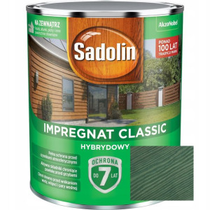 Sadolin Impregnat Classic Hybrydowy Zielony 0.75l
