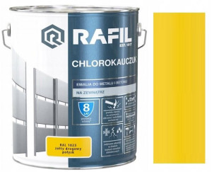 Rafil Chlorokauczuk Żółty Drogowy 1023 10l