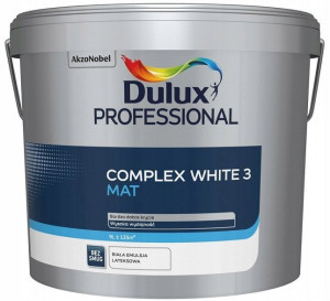Dulux Professional Farba Biała Complex White 3 9l