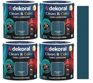 Dekoral Clean&color Zestaw Niespokoj Ocean 10l