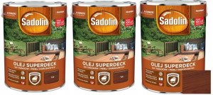 Sadolin Olej Superdeck Do Tarasów Zestaw Tek 15l
