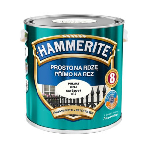 Hammerite Farba Na Rdzę Biały Półmat 2.5l