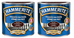 Hammerite Na Rdzę Zestaw Ciemnobrązowy Połysk 5l