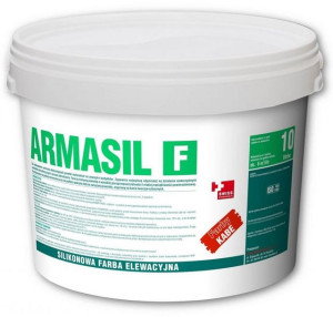 Kabe Armasil F Farba Silikonowa Biała Baza A 10l