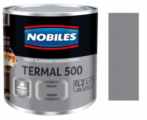 Nobiles Termal 500 Farba Termoodporna Srebrny 0.2l