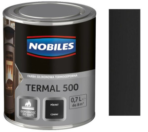 Nobiles Termal 500 Farba Termoodporna Czarny 0.7l