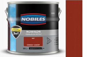 Nobiles Nobikor Antykorozyjny Czerwony Tlenko. 10l