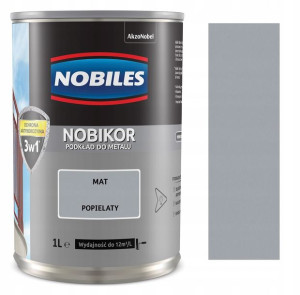 Nobiles Nobikor Antykorozyjny Popielaty Mat 1l