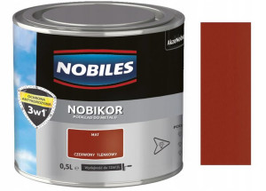 Nobiles Nobikor Antykorozyjny Czerwony Tlenk. 0.5l