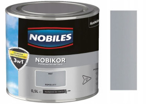 Nobiles Nobikor Antykorozyjny Popielaty Mat 0.5l