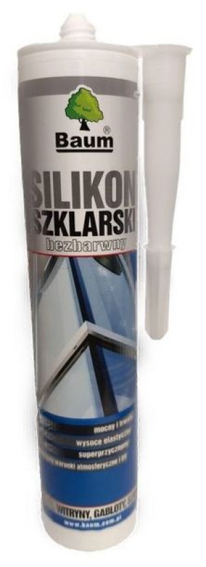 Baum Silikon Szklarski Bezbarwny 280ml