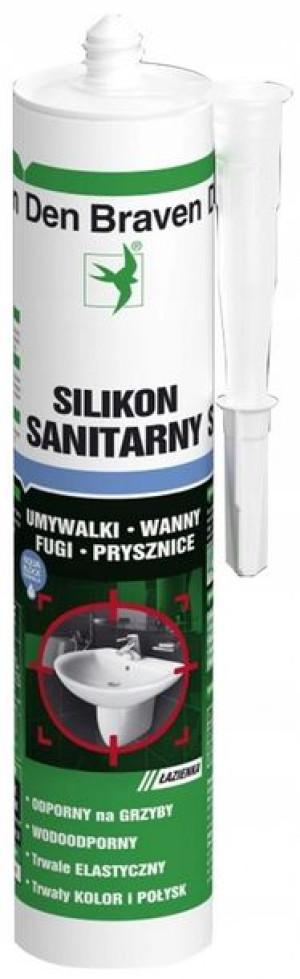Den Braven Silikon Sanitarny Bezbarwny 300ml