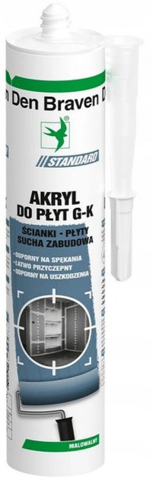Den Braven Bostik Akryl Do Płyt G-k 300ml
