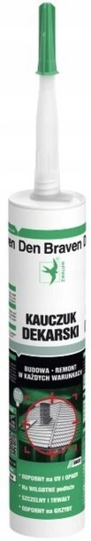Den Braven Kauczuk Dekarski Rubber Bezbarwny 300ml