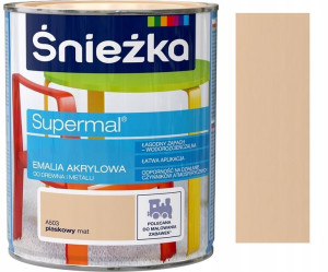 Śnieżka Emalia Akrylowa Piaskowa Mat A503 0.8l