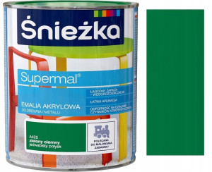 Śnieżka Emalia Akrylowa Zielona Ciemna A425 0.8l