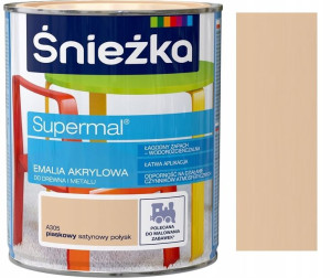 Śnieżka Emalia Akrylowa Piaskowa A305 0.8l