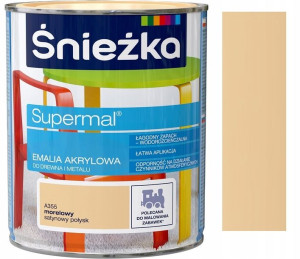 Śnieżka Emalia Akrylowa Morelowa A355 0.8l