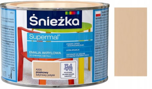 Śnieżka Emalia Akrylowa Piaskowa A305 0.4l