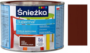 Śnieżka Emalia Akrylowa Mahoń A435 0.4l
