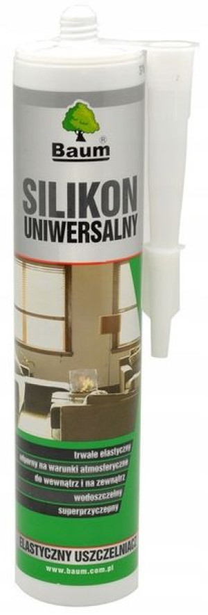 Baum Silikon Uniwersalny Brązowy 280ml
