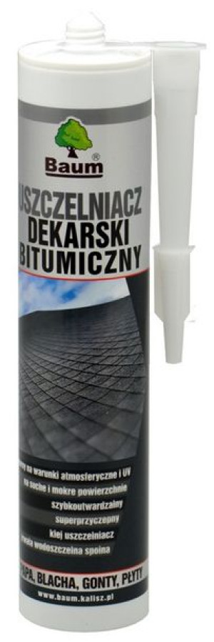 Baum Uszczelniacz Dekarski Bitumiczny Czarny 300ml