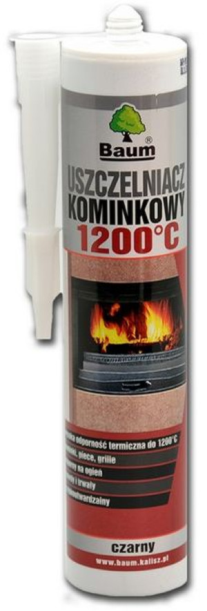 Baum Uszczelniacz Kominkowy 1200c Czarny 300ml