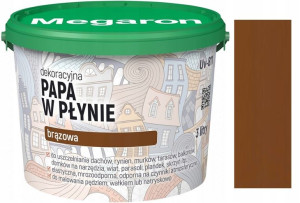 Megaron Papa W Płynie Dekoracyjna Brązowa 3l