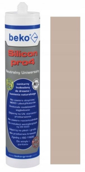 Beko Silikon Pro4 Uniwersalny Karmelowy 12 310ml