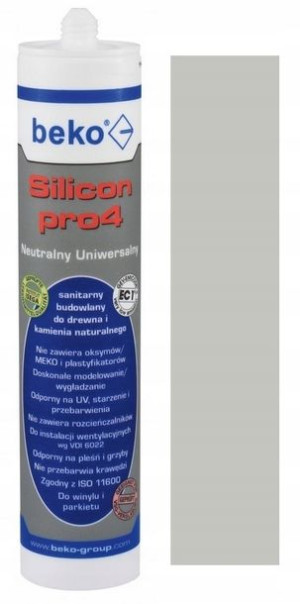 Beko Silikon Pro4 Uniwersalny Popielaty Beton 20