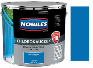 Nobiles Emalia Chlorokauczuk Błękitny 5015 5l