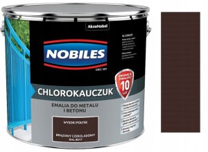 Nobiles Chlorokauczuk Brąz Czekoladowy 8017 10l