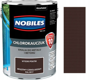 Nobiles Chlorokauczuk Brąz Czekoladowy 8017 5l