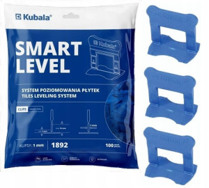 Kubala Smart Klips Do Poziomowania 1892 1mm 100szt