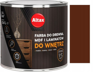 Altax Farba Do Mdf Drewna Laminat Ciemny Brąz 0.4l