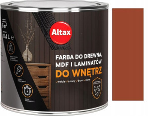 Altax Farba Do Mdf Drewna Laminat Brąz 0.4l