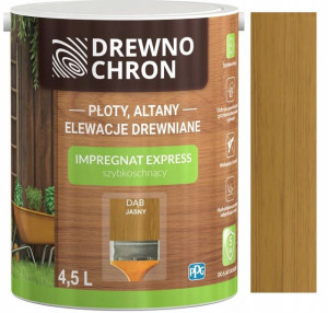 Drewnochron Impregnat Express Dąb Jasny 4.5l