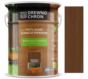 Drewnochron Impregnat Express Orzech Ciemny 4.5l