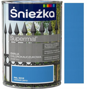 Śnieżka Em Chlorokauczuk Niebieski Jasny 5012 0.9l