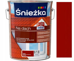 Śnieżka Emalia Na Dach Czerwony Tlenkowy Nd02 5l