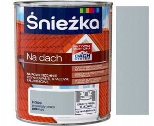 Śnieżka Emalia Na Dach Popielaty Jasny Nd06 0.75l