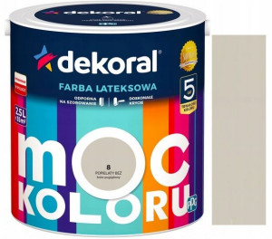 Dekoral Farba Akrylit W Popielaty Beż 2.5l