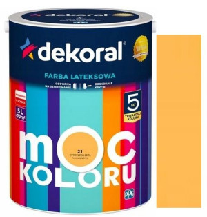 Dekoral Farba Akrylit W Cytrynowa Beza 5l
