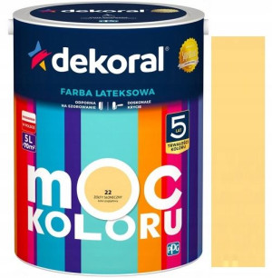 Dekoral Farba Akrylit W Żółty Słoneczny 5l