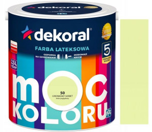 Dekoral Farba Akrylit W Limonkowy Sorbet 2.5l